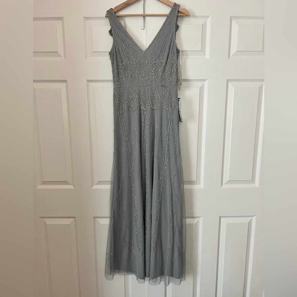 New with tags Adrian Papell dress light blue